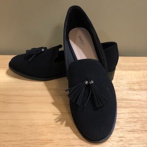 Dress black loafer